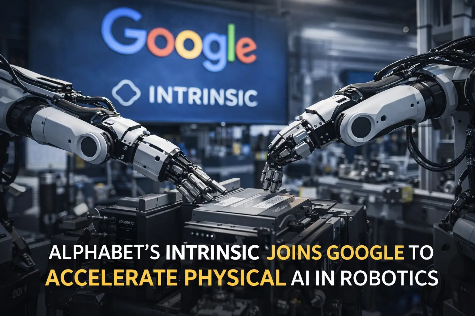 Alphabet’s Intrinsic Joins Google to Advance Physical AI and Industrial Robotics