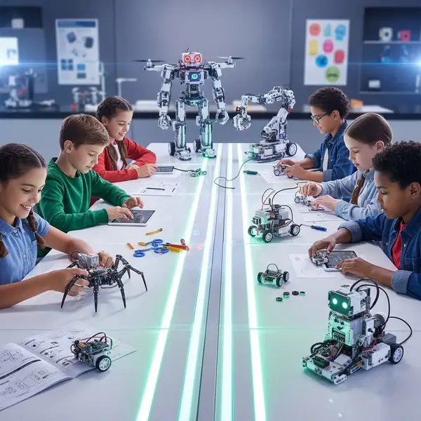Children Mastering Robotics: Pune Couple Helps Students Become Future-Ready