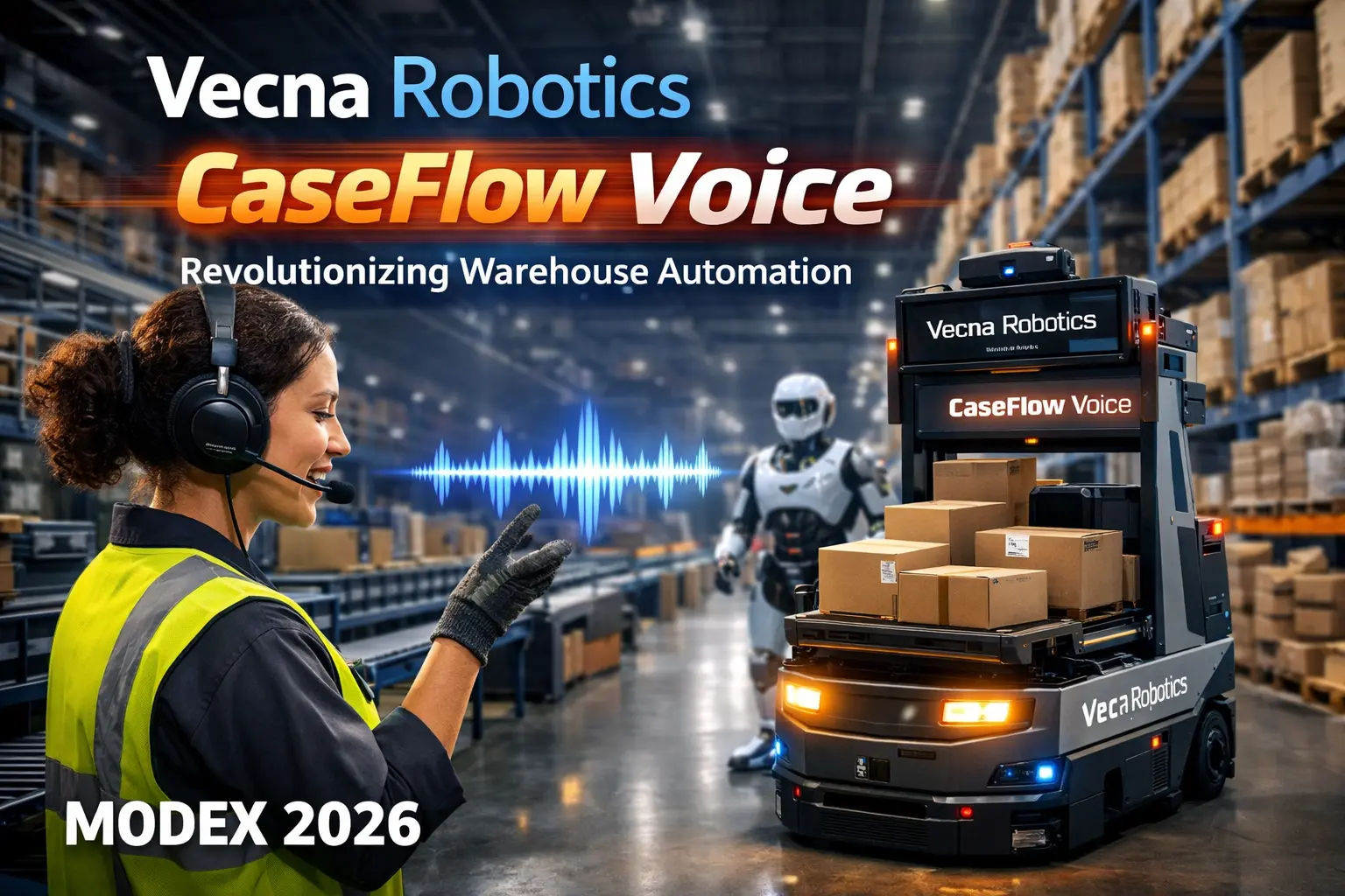 Vecna Robotics Introduces CaseFlow Voice at MODEX 2026: Revolutionizing Warehouse Automation with AI and Voice Technology