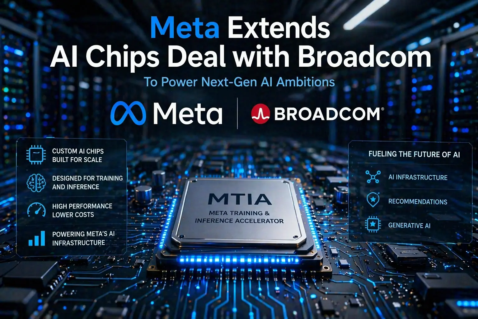 Meta Expands AI Chip Deal with Broadcom to Power Future AI Ambitions