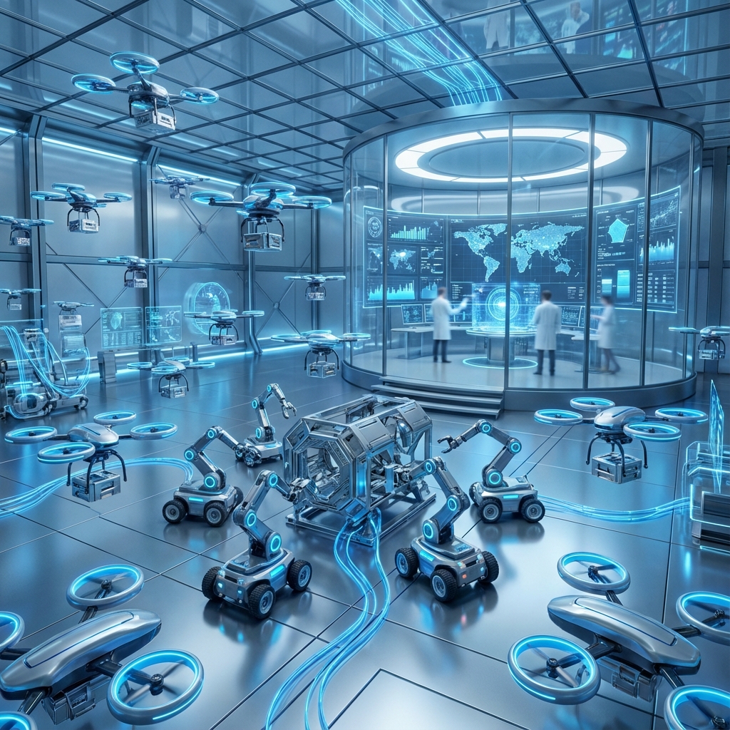 Swarm Robotics and AI: Collaborative Intelligence at Scale