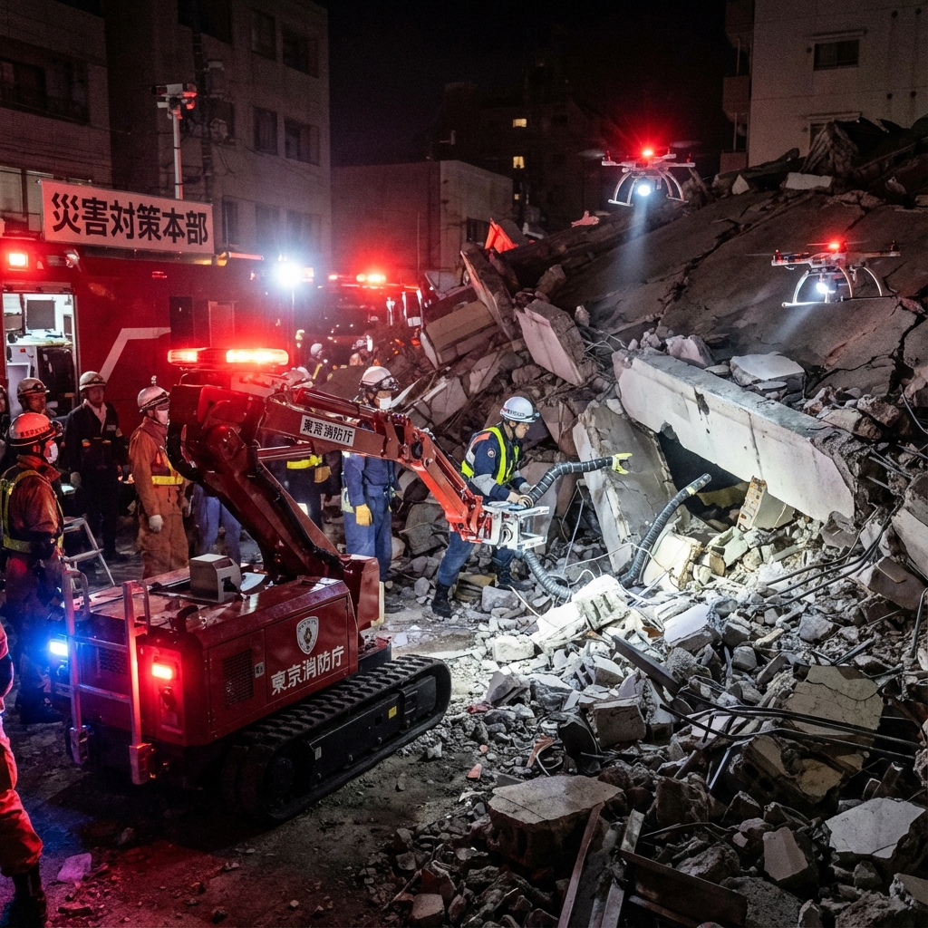 Japan Develops Disaster Response Robots for Earthquake Zones